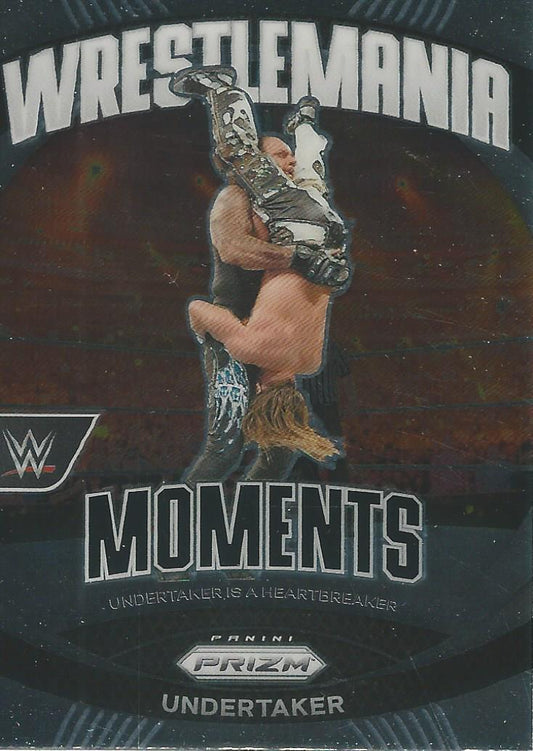 WWE Panini Prizm 2024 Wrestlemania Moments Undertaker #22