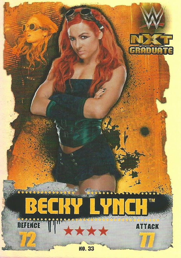 WWE Topps Slam Attax Takeover 2016 Becky Lynch #33