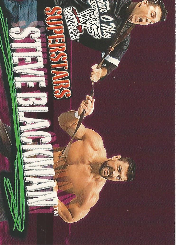 WWF Fleer Wrestlemania 2001 Steve Blackman #33