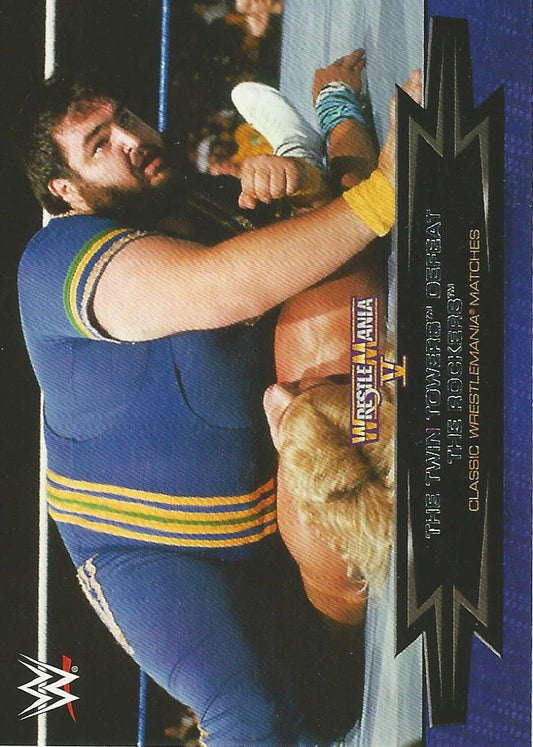 WWE Topps Road to Wrestlemania 2015 Akeem 3 of 30 trading card PW Catalog