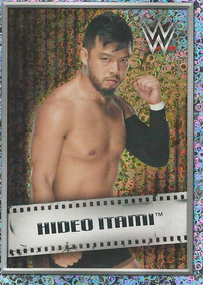 WWE Topps 2018 Stickers Hideo Itami Foil #33