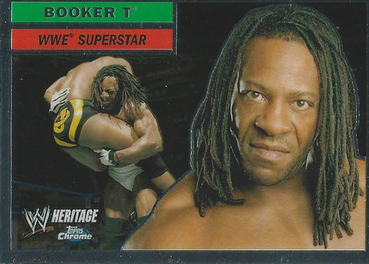 WWE Topps Chrome Heritage 2006 Booker T #33