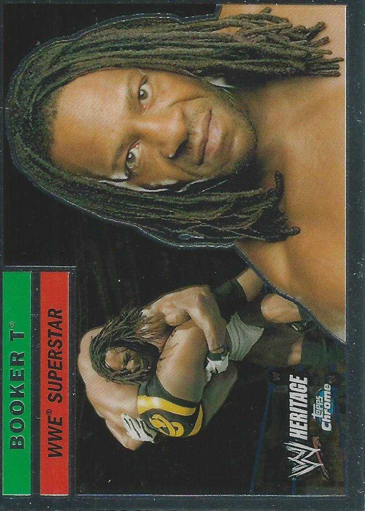 WWE Topps Chrome Heritage 2006 Booker T #33