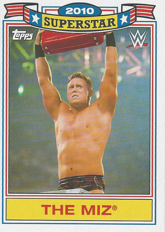 WWE Topps Heritage 2021 The Miz TM-9 trading card PW Catalog