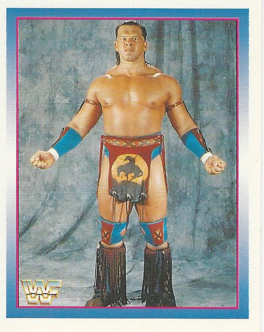 WWF Merlin Stickers 1995 Tatanka #33