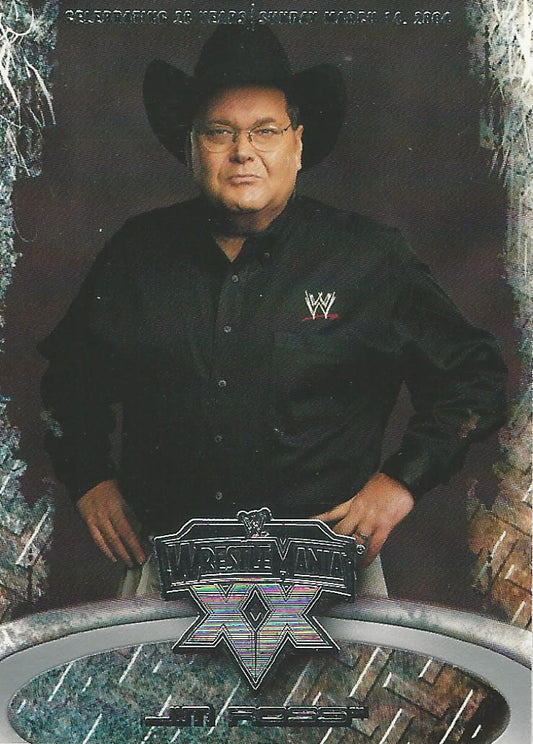 WWE Fleer Wrestlemania XX 2004 Jim Ross #33
