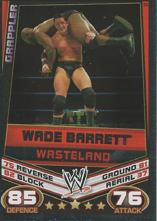 WWE Topps Slam Attax Rebellion 2012 Wade Barrett #33