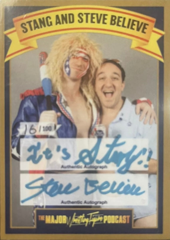 Stang and Steve Believe trading card PW Catalog