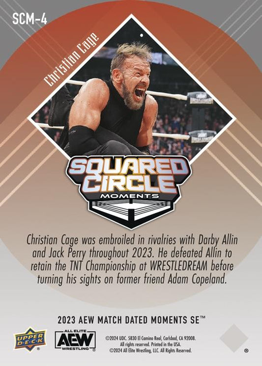 Squared Circle Moments – Christian Cage – Christian Cage Retains HIS TNT Championship in a 2-Out-Of-3 Falls Match