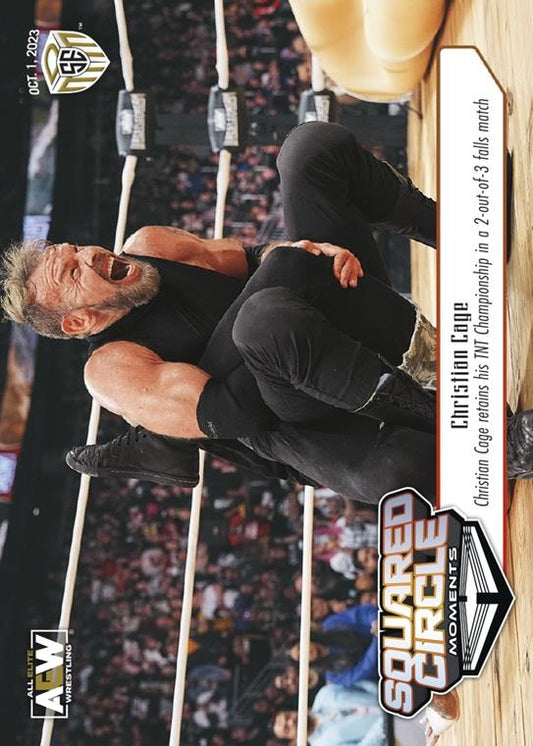 Squared Circle Moments – Christian Cage – Christian Cage Retains HIS TNT Championship in a 2-Out-Of-3 Falls Match