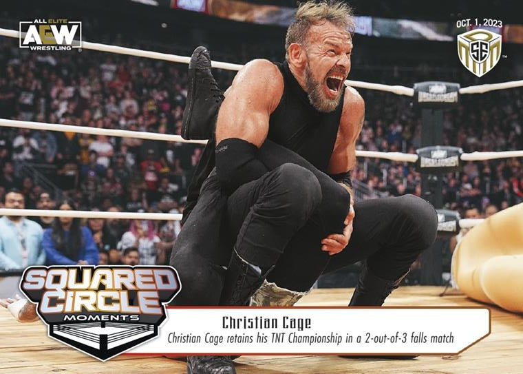 Squared Circle Moments – Christian Cage – Christian Cage Retains HIS TNT Championship in a 2-Out-Of-3 Falls Match