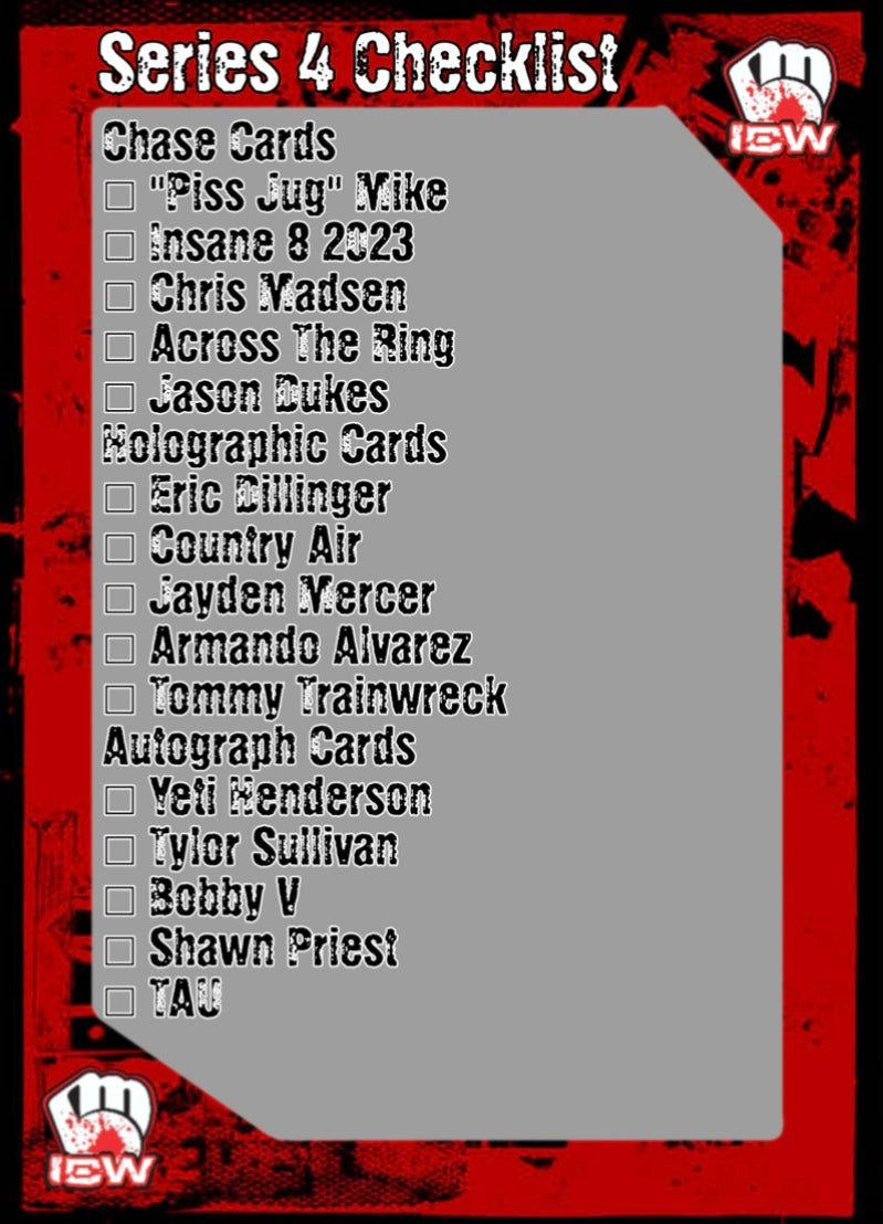 Series 4 Checklist - image 2