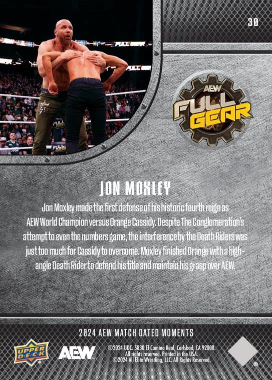 JON Moxley – JON Moxley Keeps HIS Grip Over AEW After Defending the AEW World Championship Versus Orange Cassidy