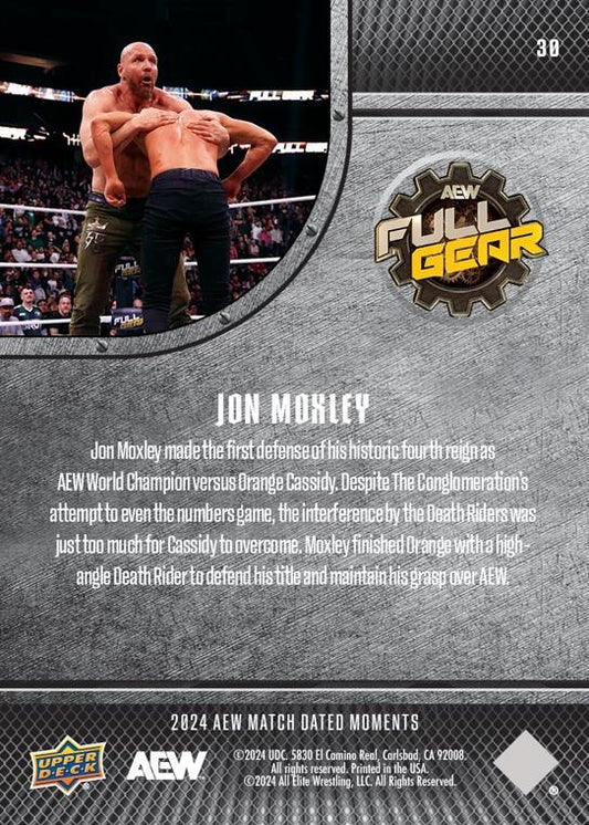 JON Moxley – JON Moxley Keeps HIS Grip Over AEW After Defending the AEW World Championship Versus Orange Cassidy