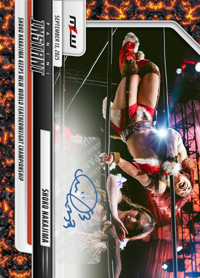 Shoko Nakajima – Shoko Nakajima Keeps MLW World Featherweight Championship trading card PW Catalog