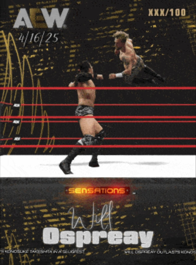 4/16/25 – Will Ospreay – Will Ospreay Outlasts Konosuke Takeshita in a Slugfest