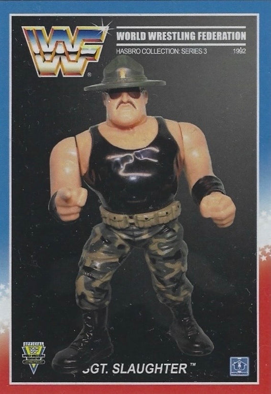 SGT. Slaughter trading card PW Catalog