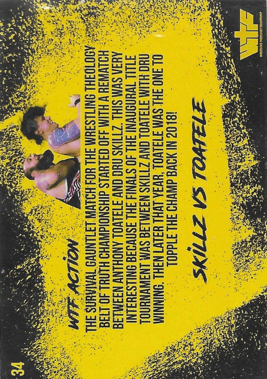 Skillz vs Toatele! trading card PW Catalog