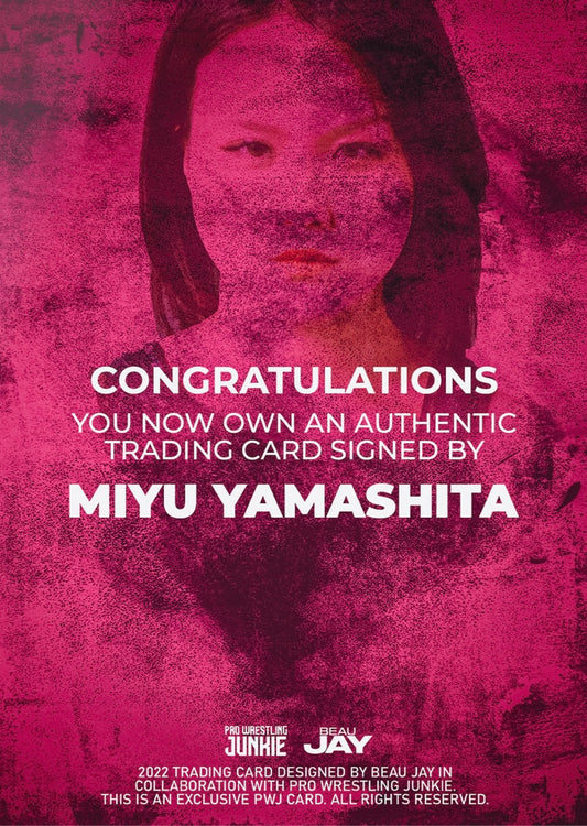 Miyu Yamashita trading card PW Catalog
