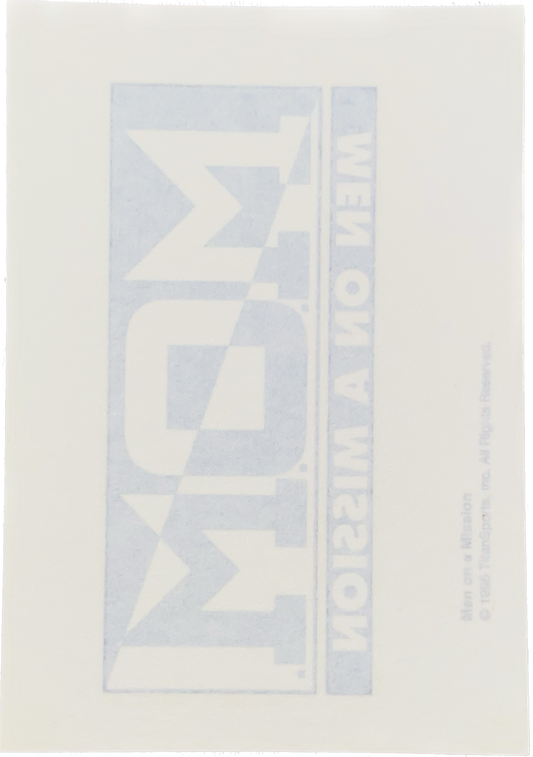 WWF Tattoos 1995 Men on a Mission Logo from Germany
