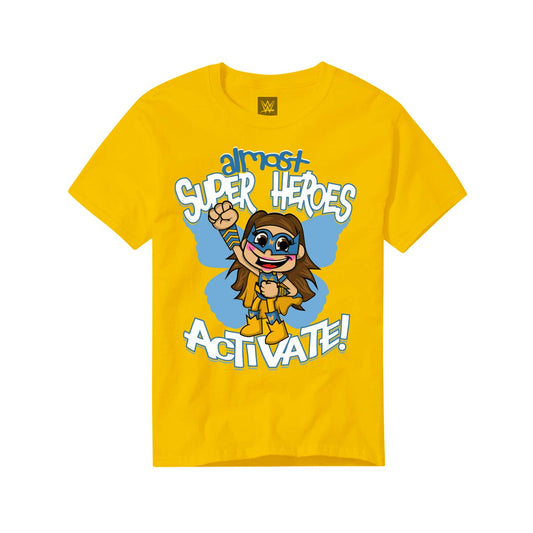 Nikki A.S.H. "Almost Superheroes Activate!" Youth Authentic T-Shirt