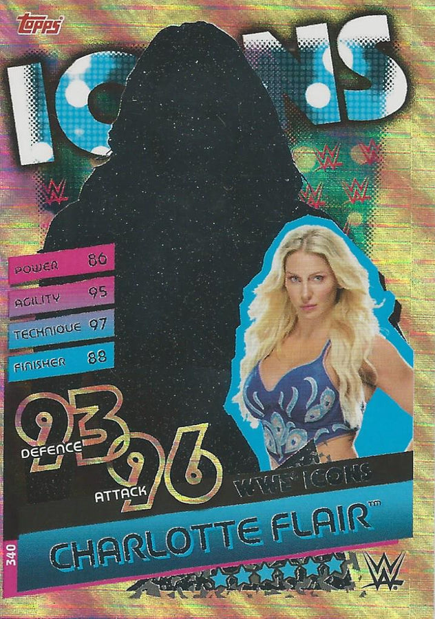 WWE Topps Slam Attax Reloaded 2020 Charlotte Flair #340