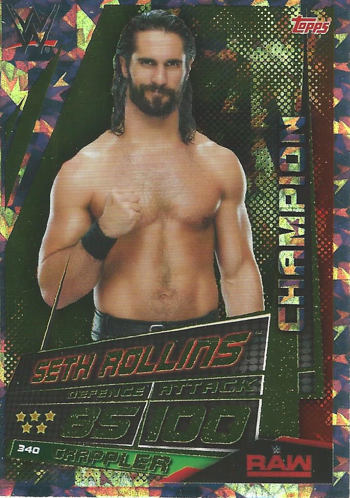 WWE Topps Slam Attax Universe 2019 Seth Rollins #340