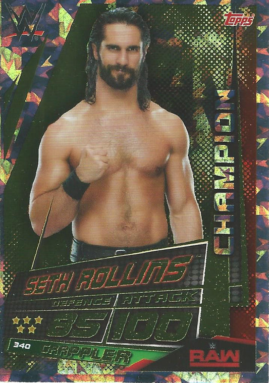 WWE Topps Slam Attax Universe 2019 Seth Rollins #340