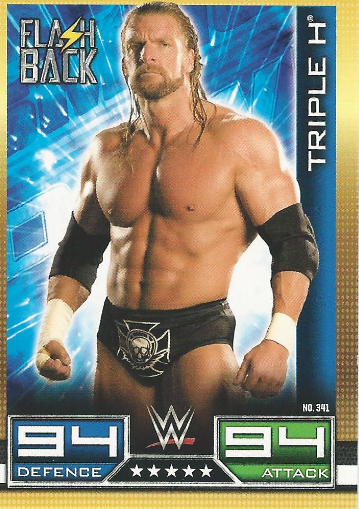 WWE Topps Slam Attax 10th Edition 2017 Flashback HHH #341
