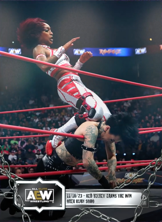 11/10/23 – Red Velvet – Red Velvet Earns the Win Over Ruby Soho trading card PW Catalog