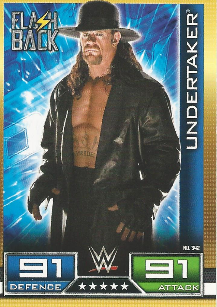 WWE Topps Slam Attax 10th Edition 2017 Flashback Undertaker #342