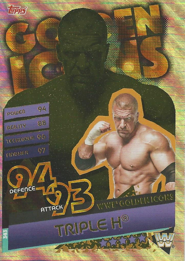 WWE Topps Slam Attax Reloaded 2020 Triple H #343