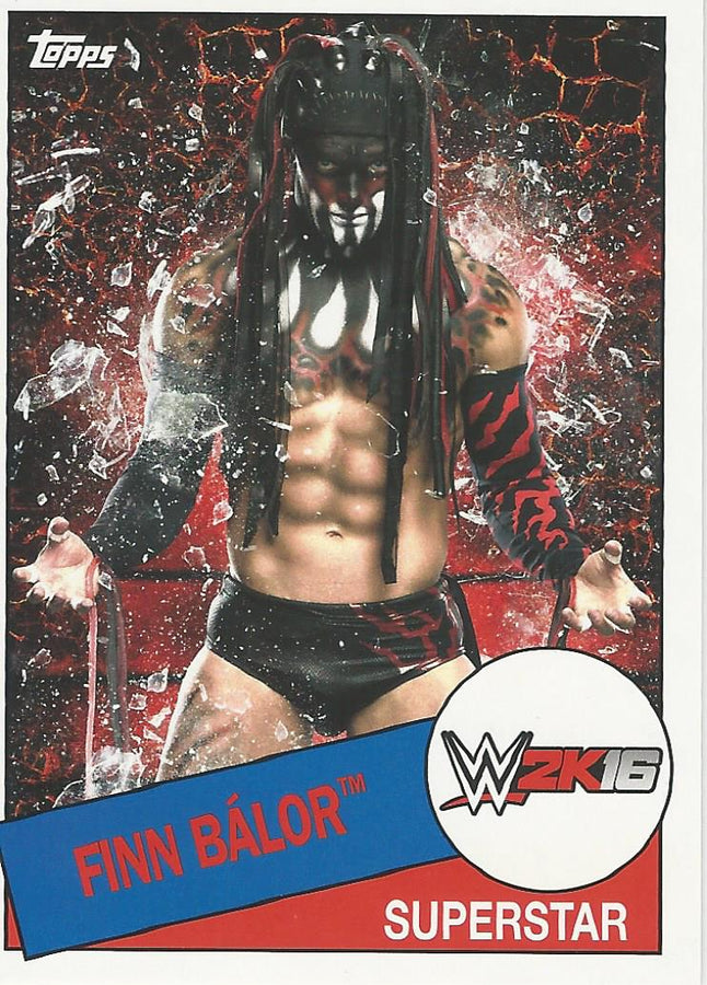 WWE Topps Heritage 2015 Finn Balor 2K16 3 of 8 trading card PW Catalog