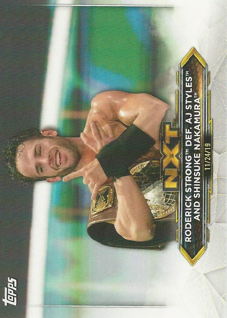 WWE Topps NXT 2020 Roderick Strong #63