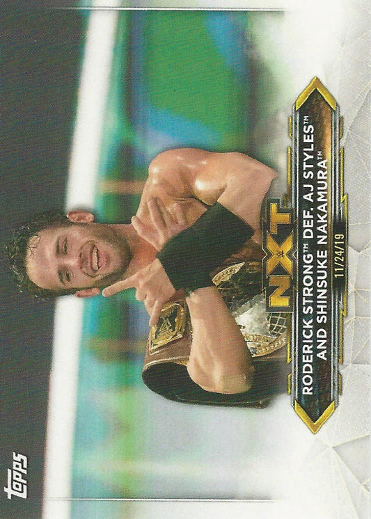 WWE Topps NXT 2020 Roderick Strong #63