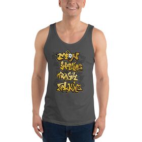 Carmella "Moon Walking, Trash Talking Graffiti" Unisex Tank Top Tank Top PW Catalog
