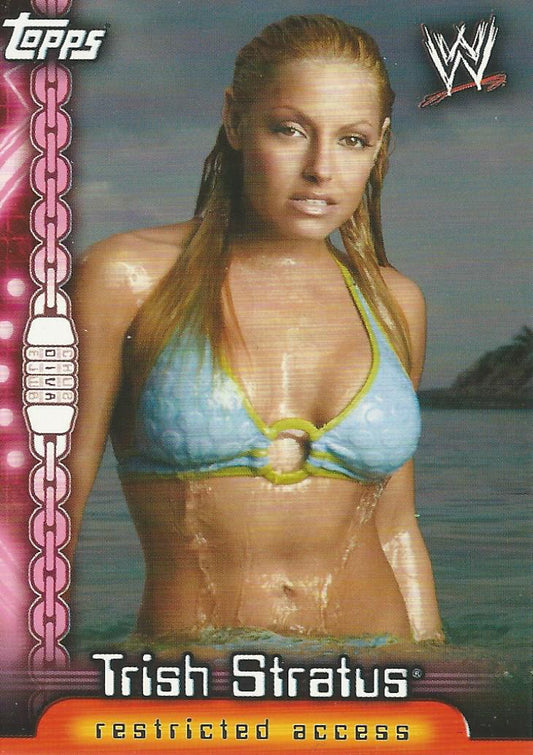 WWE Topps Insider 2006 Trish Stratus D6 trading card PW Catalog