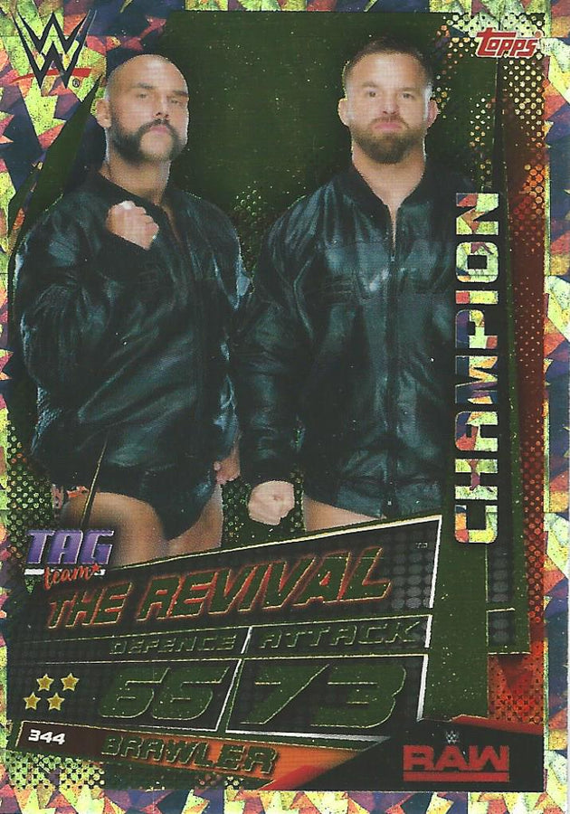 WWE Topps Slam Attax Universe 2019 The Revival #344
