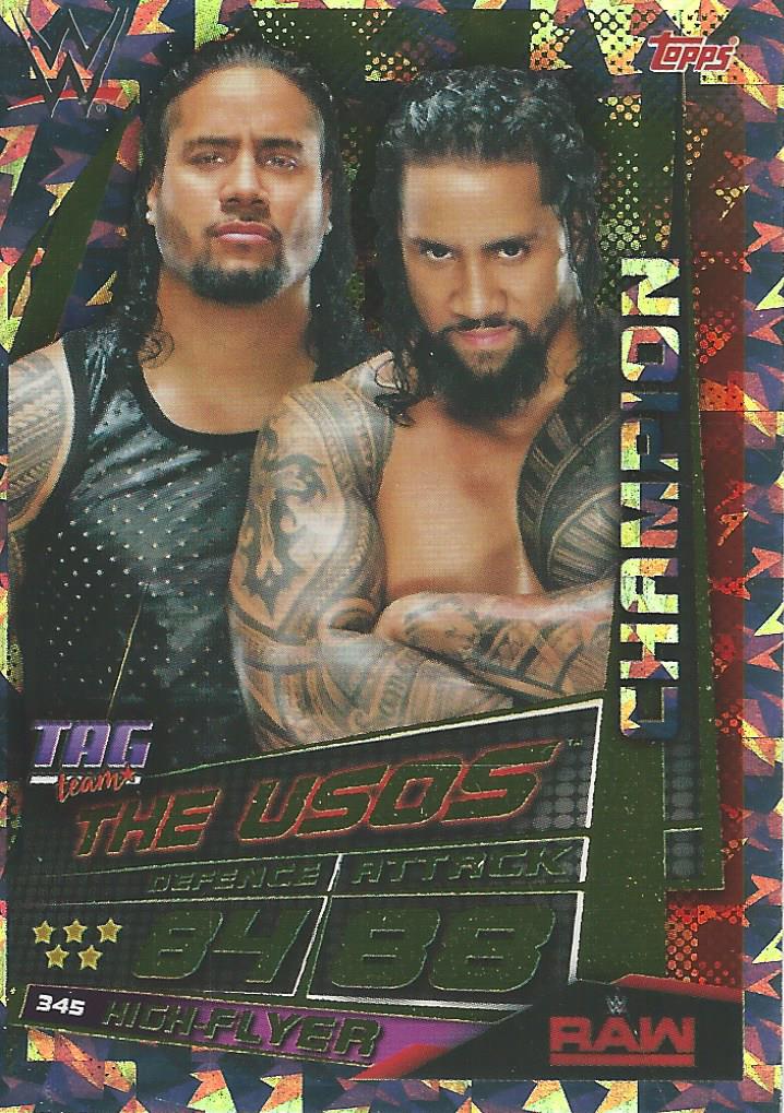 WWE Topps Slam Attax Universe 2019 The Usos #345