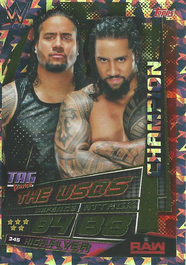 WWE Topps Slam Attax Universe 2019 The Usos #345