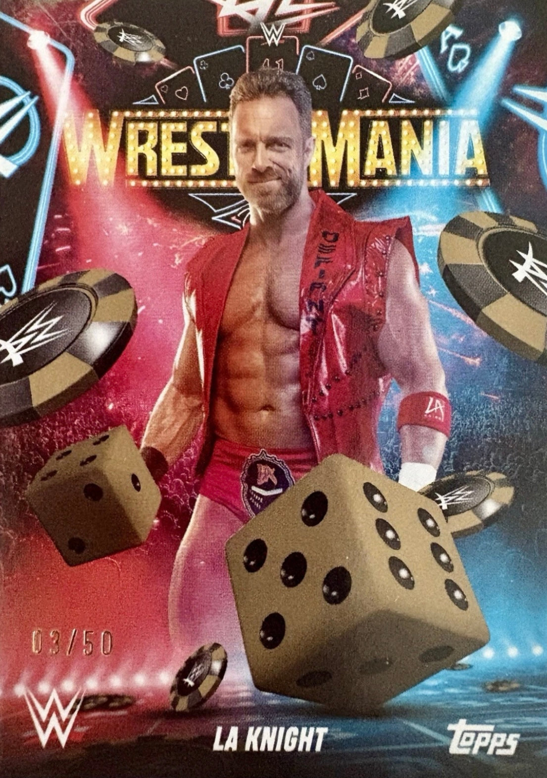 La Knight trading card PW Catalog