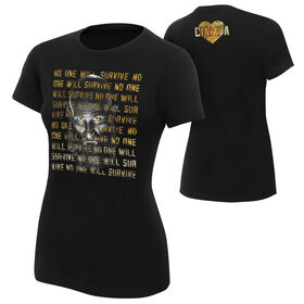 Tommaso Ciampa "No One Will Survive" Women's Authentic T-Shirt T-Shirt PW Catalog