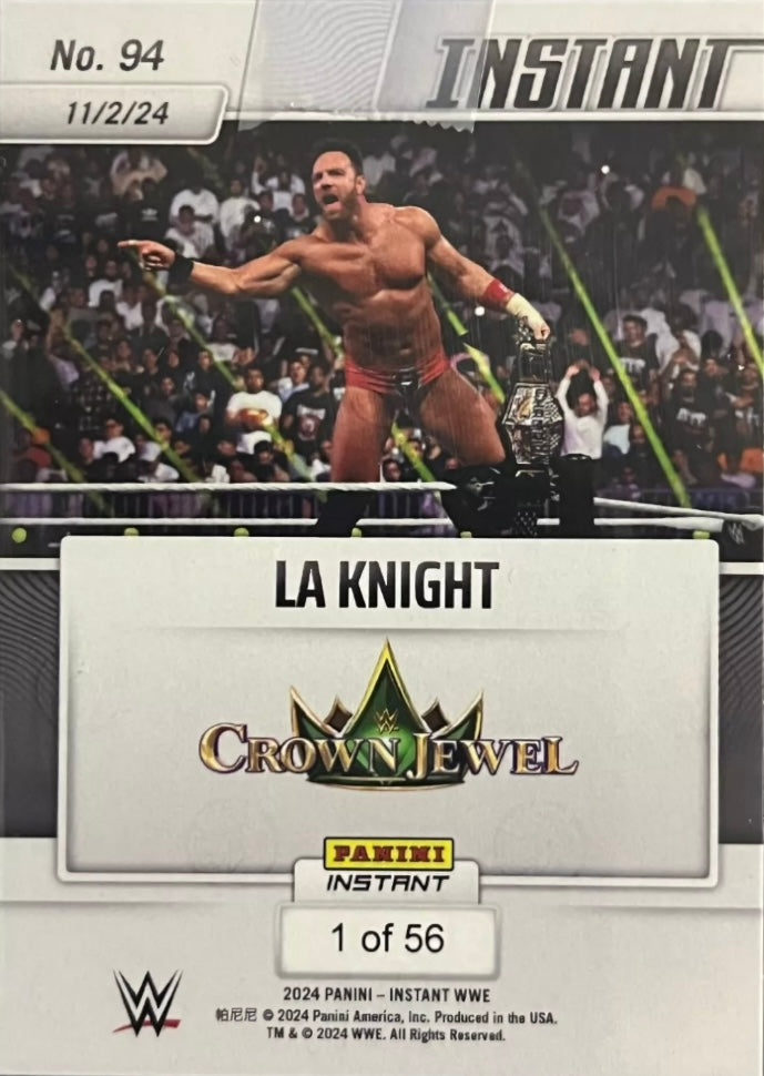 La Knight – la Knight Retains the United States Championship trading card PW Catalog