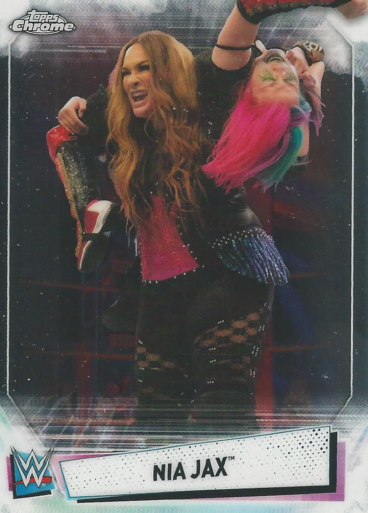 WWE Topps Chrome 2021 Nia Jax #34