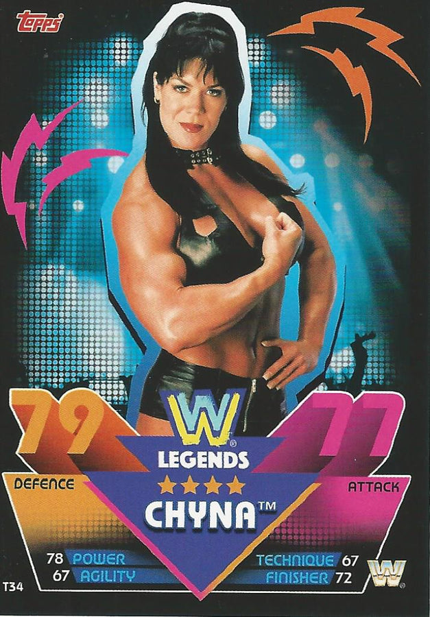 WWE Topps Slam Attax Reloaded 2020 Chyna T34 trading card PW Catalog