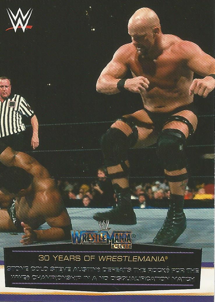 WWE Topps Road to Wrestlemania 2014 Stone Cold Steve Austin 34 of 60 trading card PW Catalog