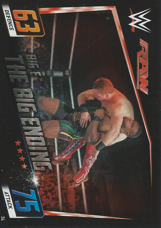 WWE Topps Slam Attax 2015 Then Now Forever Big E #34