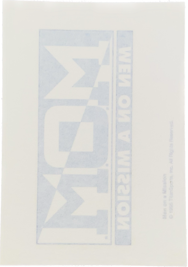WWF Tattoos 1995 Men on a Mission Logo from Germany