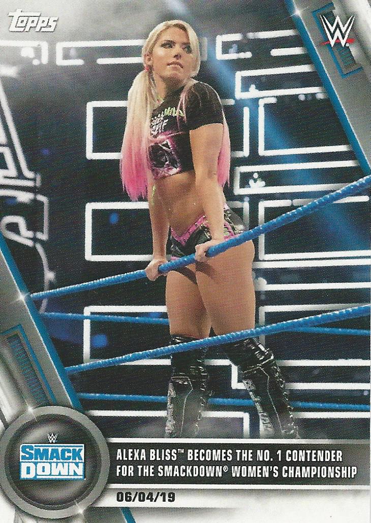 WWE Topps Women Division 2020 Alexa Bliss #34