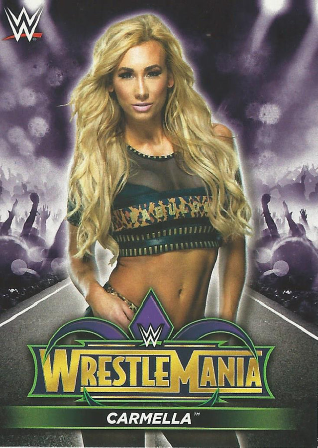 WWE Topps Road to Wrestlemania 2018 Carmella R34 trading card PW Catalog